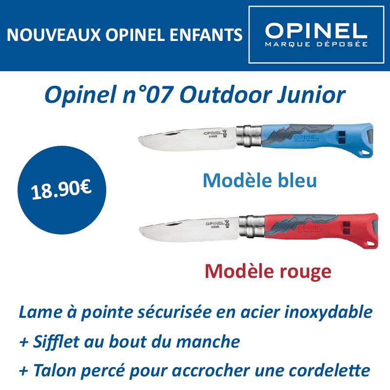 Nouveaux couteaux Opinel pour enfants - Les boutiques du net